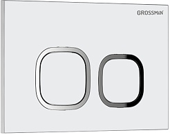 Grossman Инсталляция для подвесного унитаза Cosmo 97.02.000 с белой глянцевой клавишей смыва – фотография-10